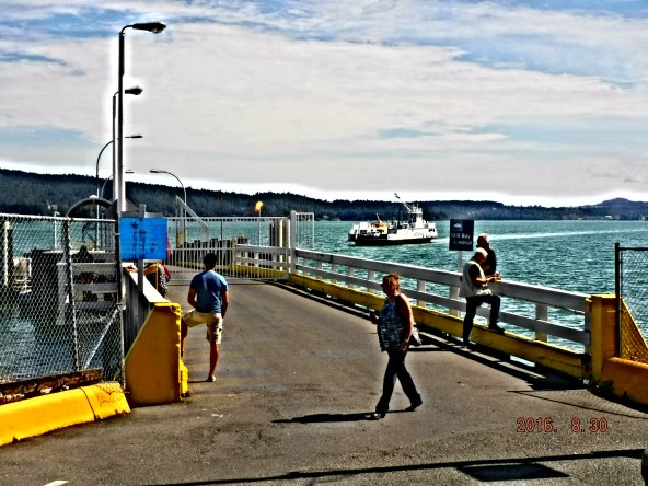 Mill Bay terminal - MV Klitsa arriving
